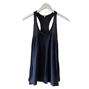 Gap Fit Jersey Vest Top Racerback Navy Workout Lightweight Shirt SZ M